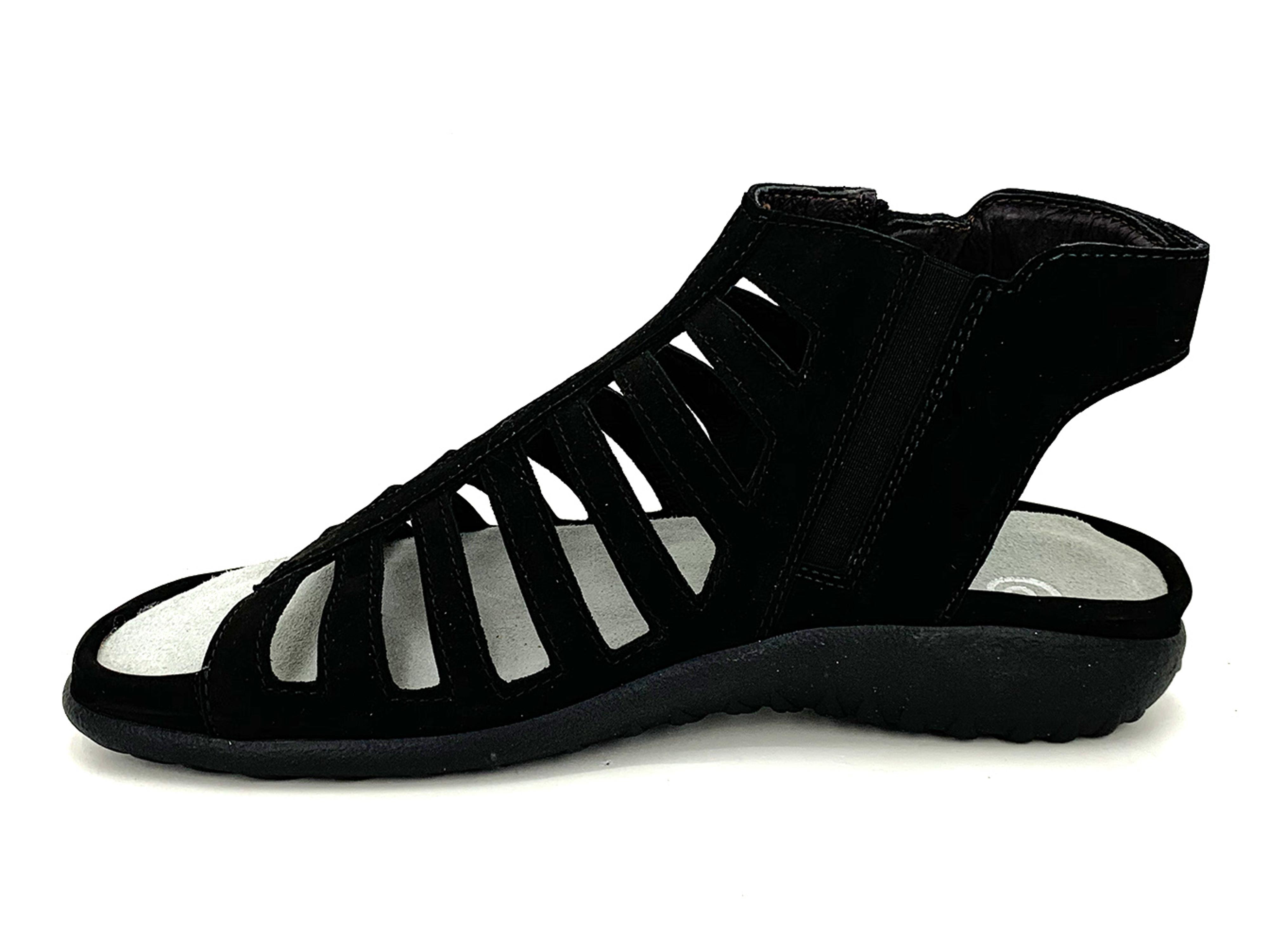 Naot Intrepid Women`s Slip-on Shoe Black Metallic : The Shoe Spa