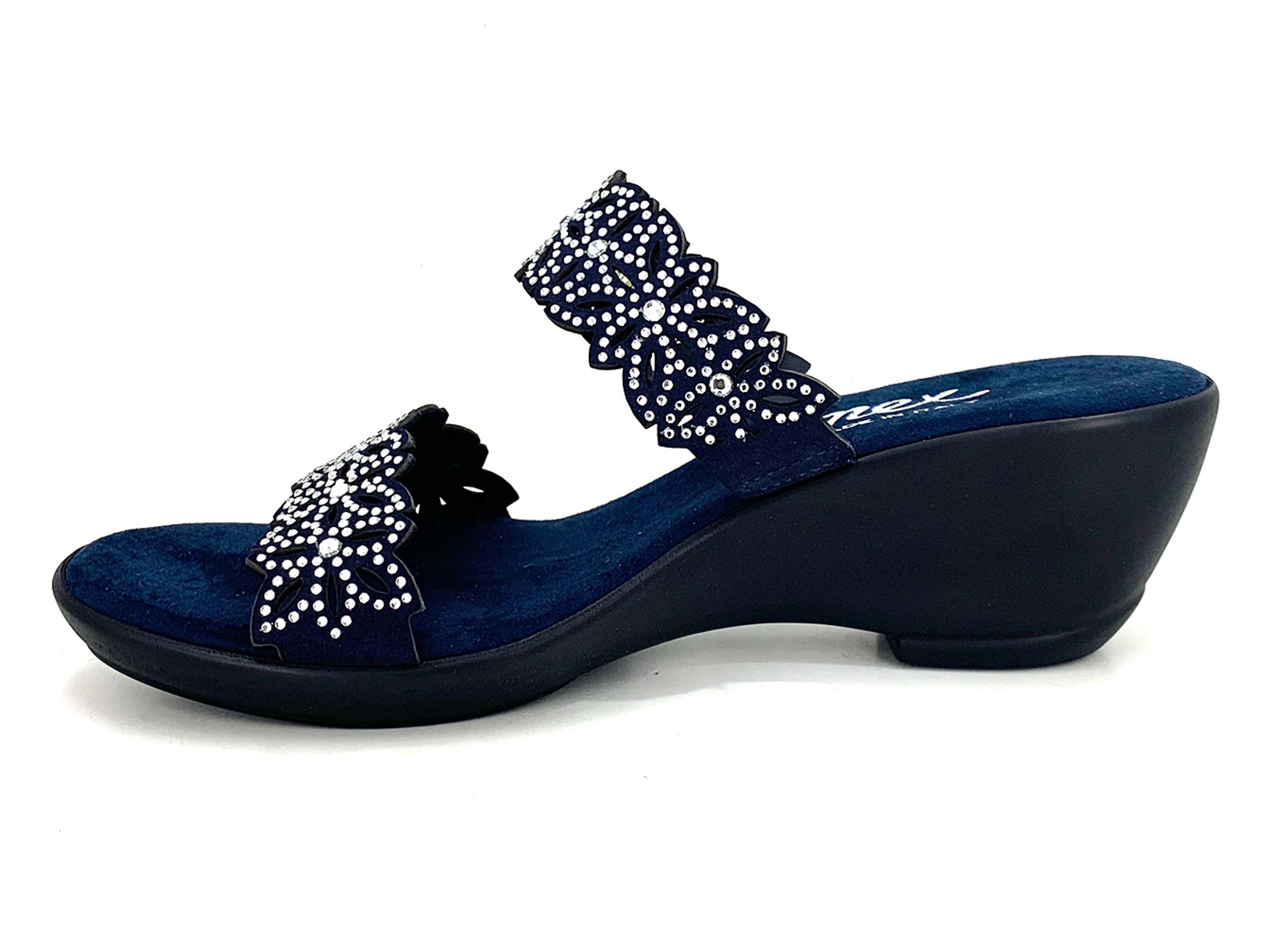 Onex Stacey Women's Slide Navy : The Shoe Spa