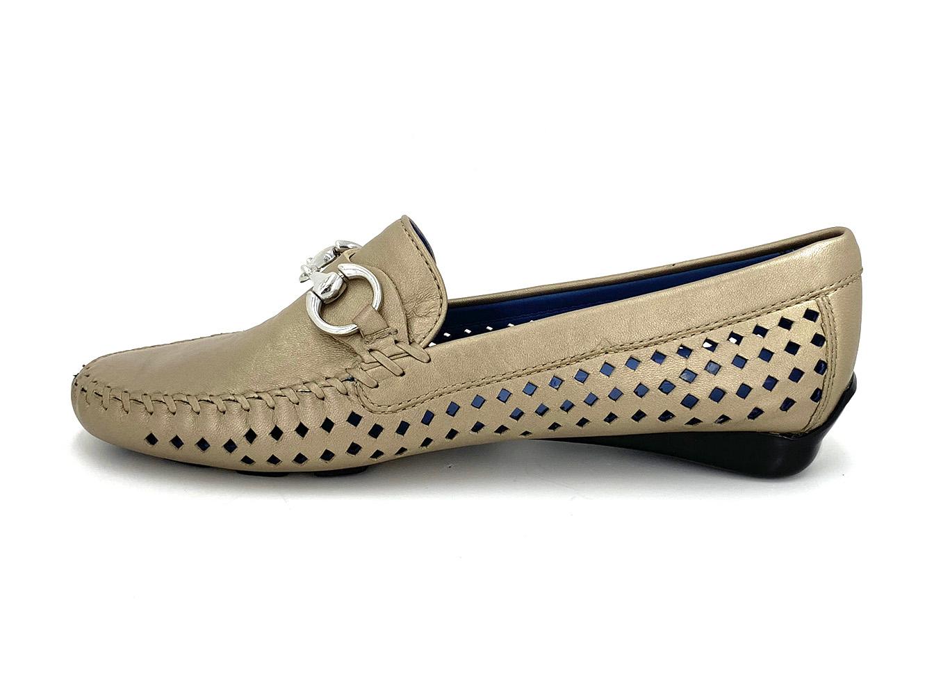Robert Zur SQ Perlata Women's Loafer Gold : The Shoe Spa