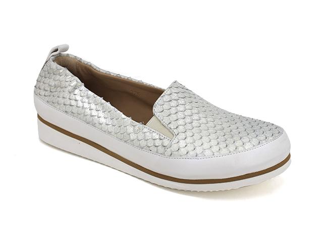 Ron White Nell Women's Slip-on Shoe Platinum : The Shoe Spa